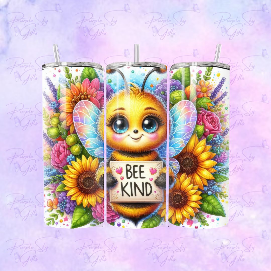 Bee Kind 20 or 30 oz Tumbler
