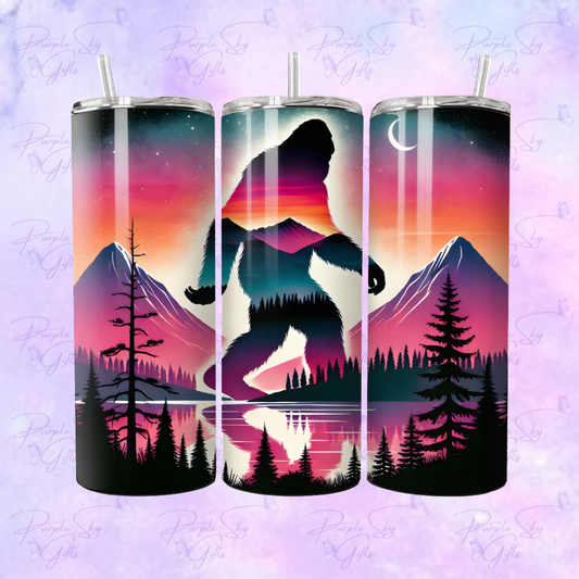 Bigfoot Sasquatch 20 oz Tumbler