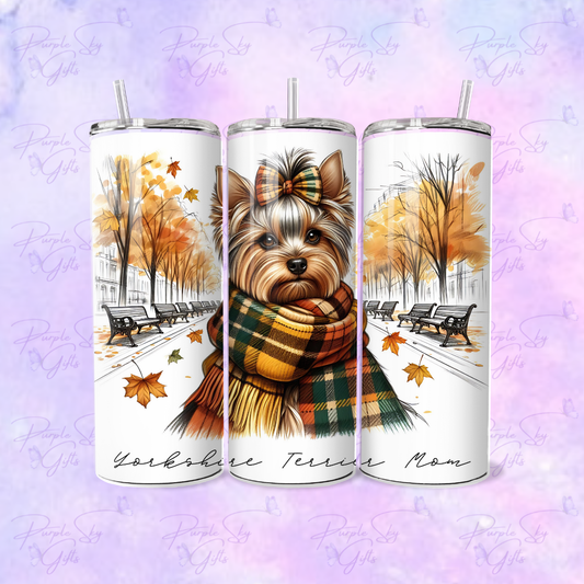 Yorkshire Terrier Mom 20 oz Tumbler
