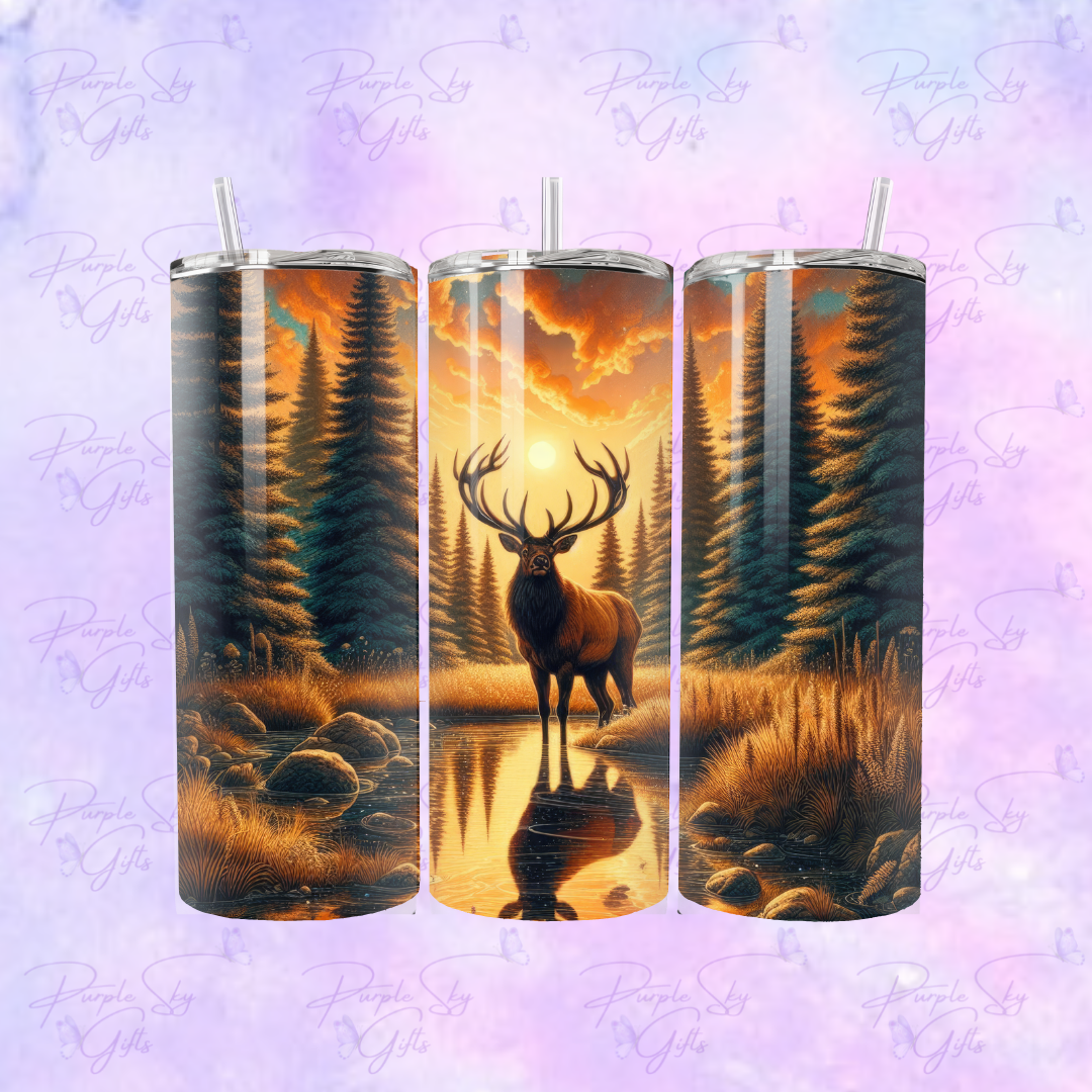 Elk Wildlife 20 or 30 oz Tumbler