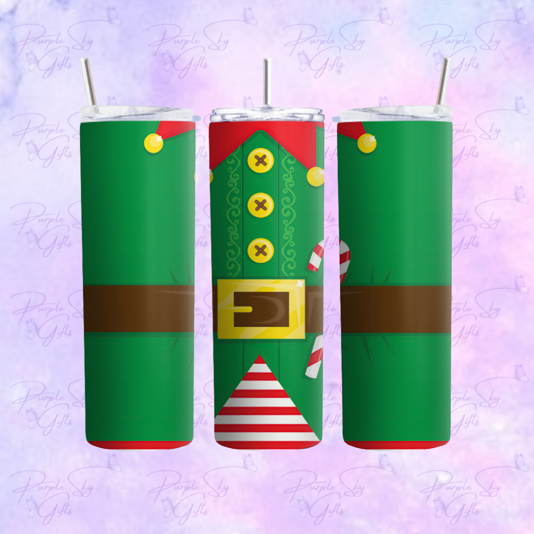 Christmas Santa's Helper Elf 20 oz Tumbler