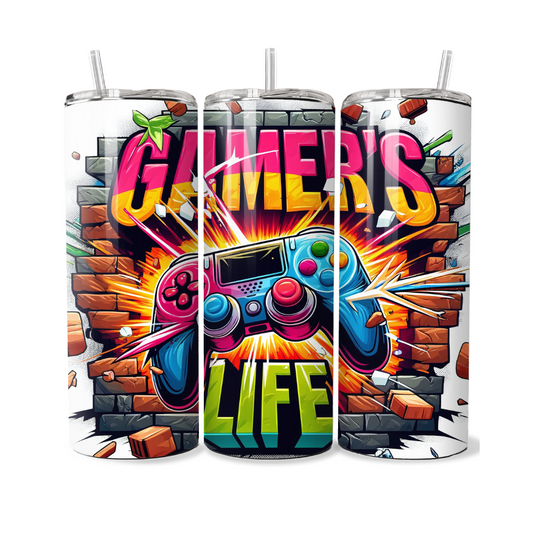 Gamer's Life 20 or 30 oz Tumbler
