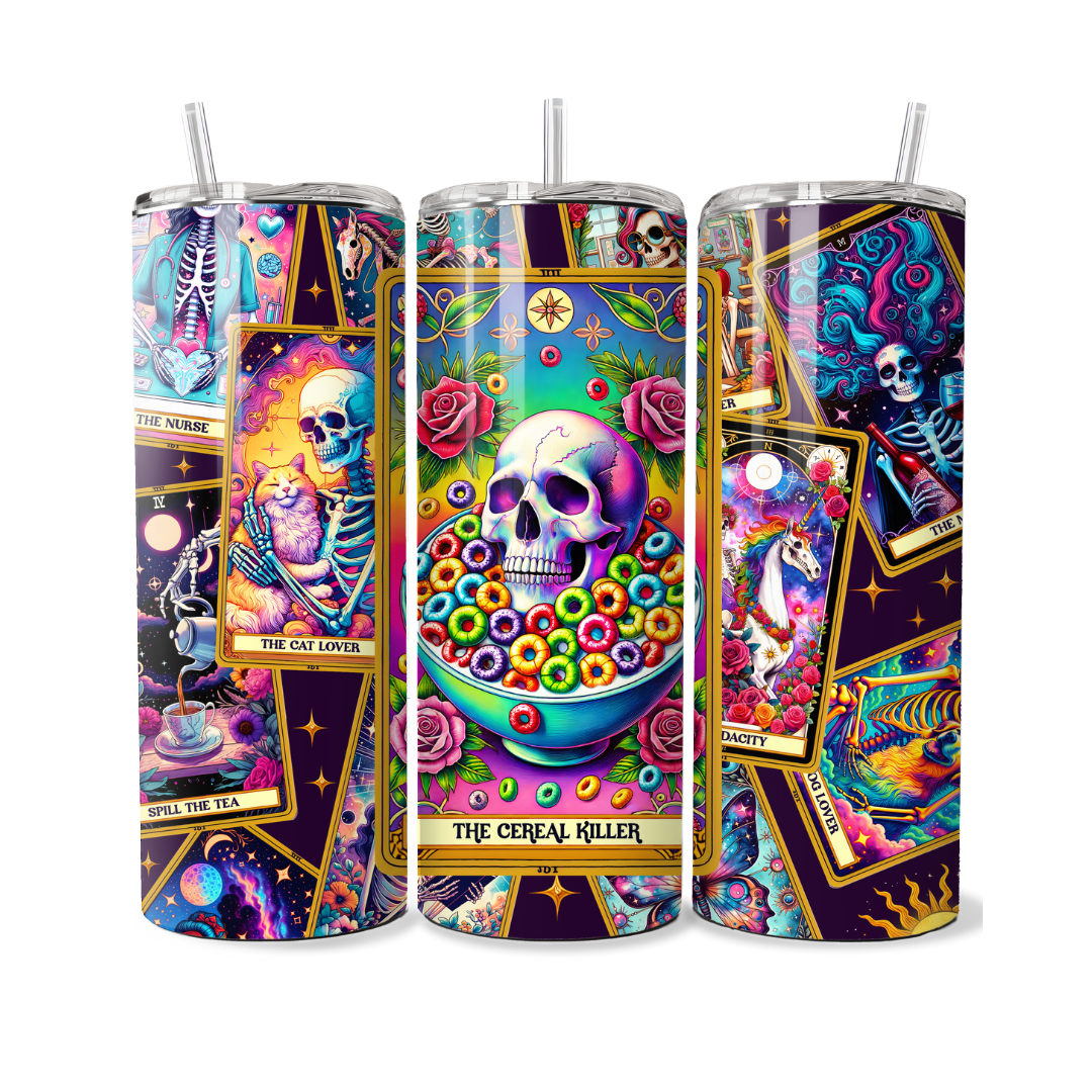 The Cereal Killer Tarot Card 20 or 30 oz Tumbler (Copy)