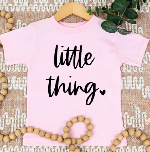 It's The Little Things In Life Adult, Toddler, Infant Single Color Screen Print Destash