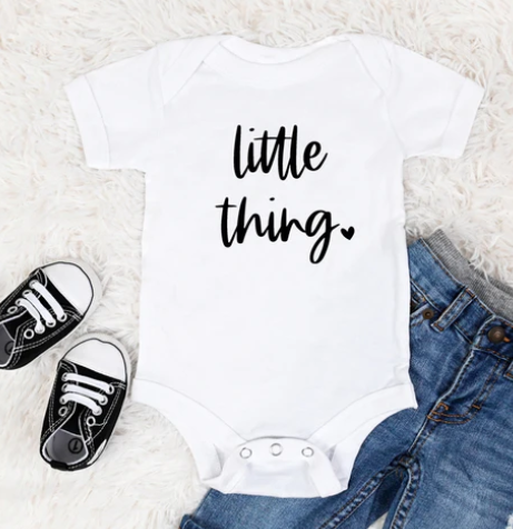 It's The Little Things In Life Adult, Toddler, Infant Single Color Screen Print Destash