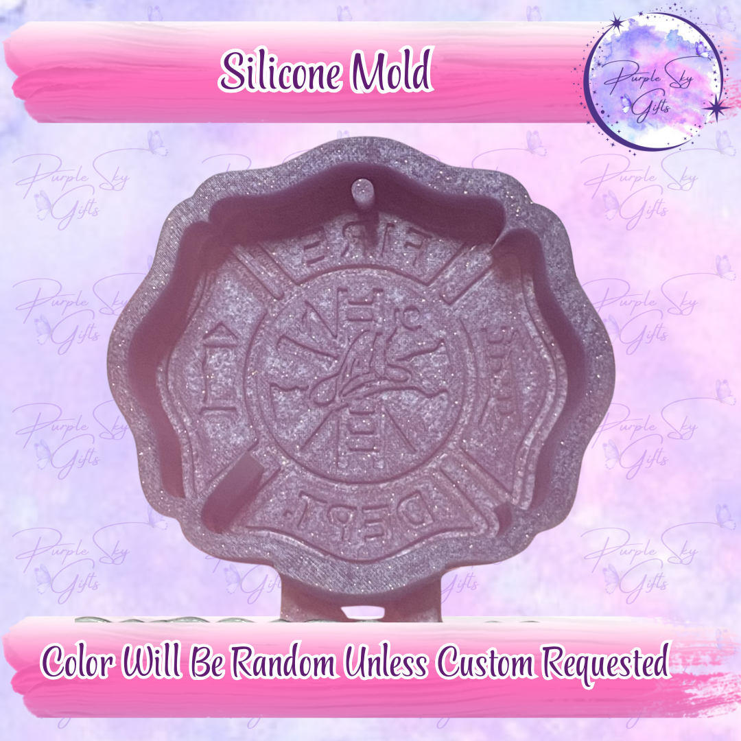 Fire Department Shield Mold Housing OR Silicone Mold