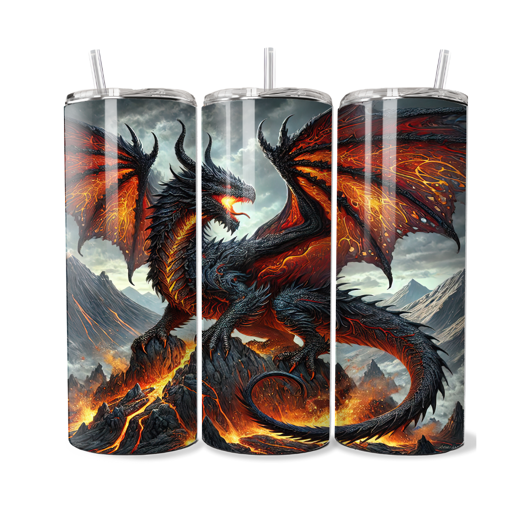 Red Dragon - Fantasy 20 or 30 oz Tumbler