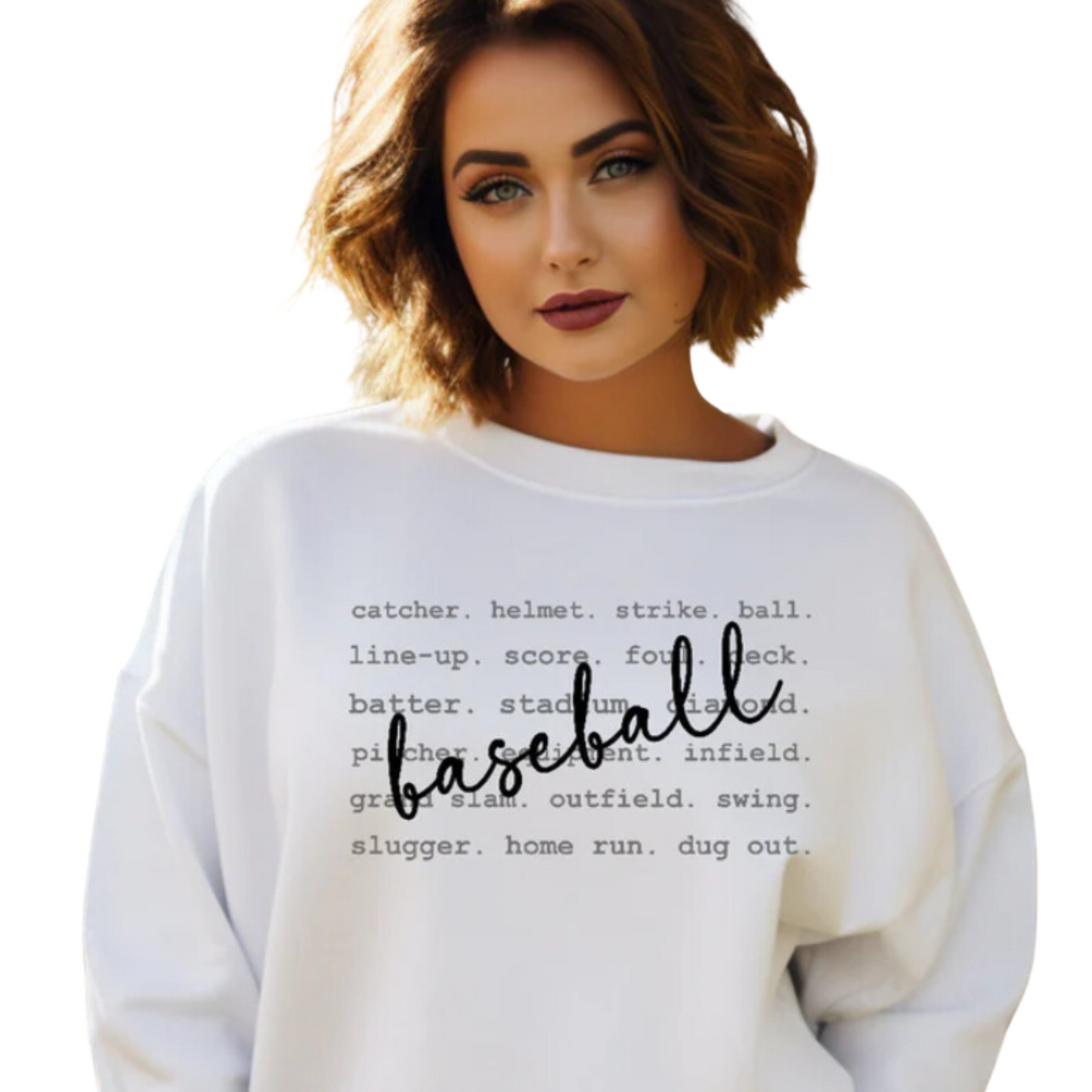 Baseball Terms Unisex T-Shirt, Crewneck, Or Hoodie