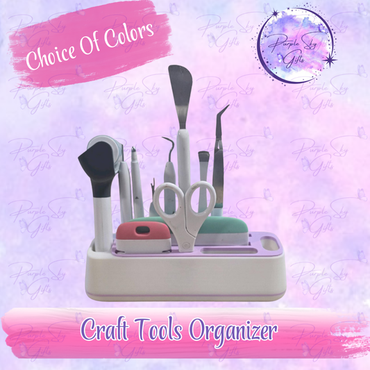 Craft Tool Organizer - Compatible with Vinyl Cutting Tools and More - Choice of Colors